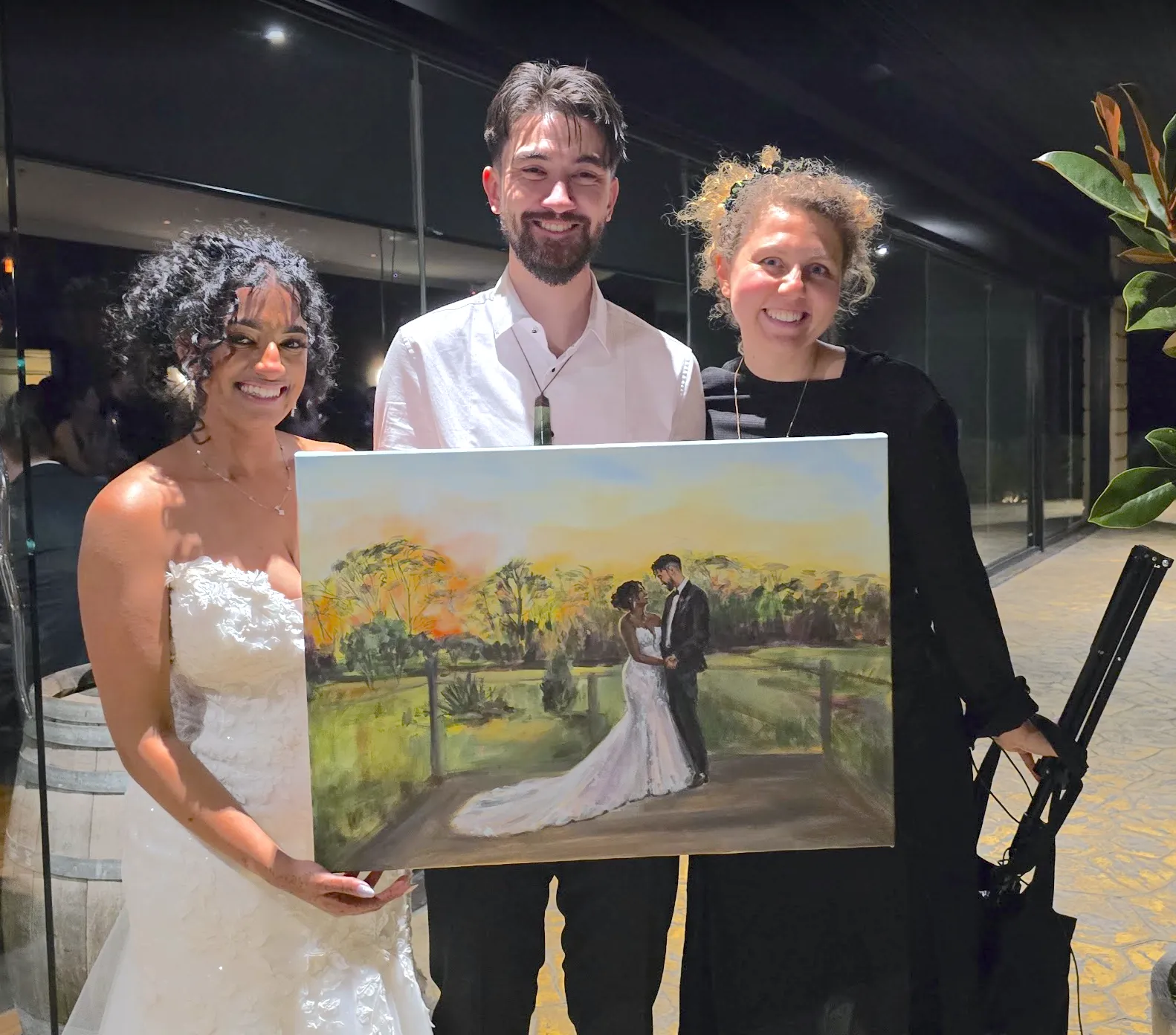 What Does a Live Wedding Painter Actually Do? A Behind-the-Scenes Guide